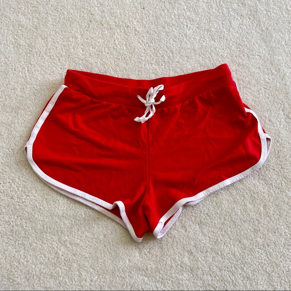 RED BOOTY SHORTS
